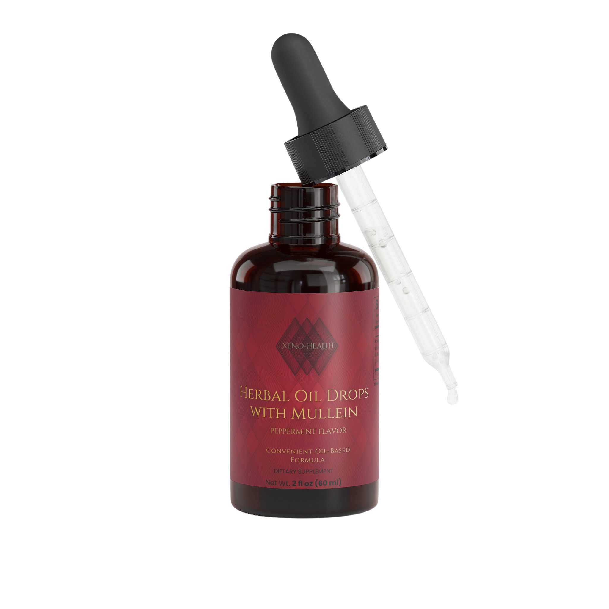 Herbal Oil Drops with Mullein