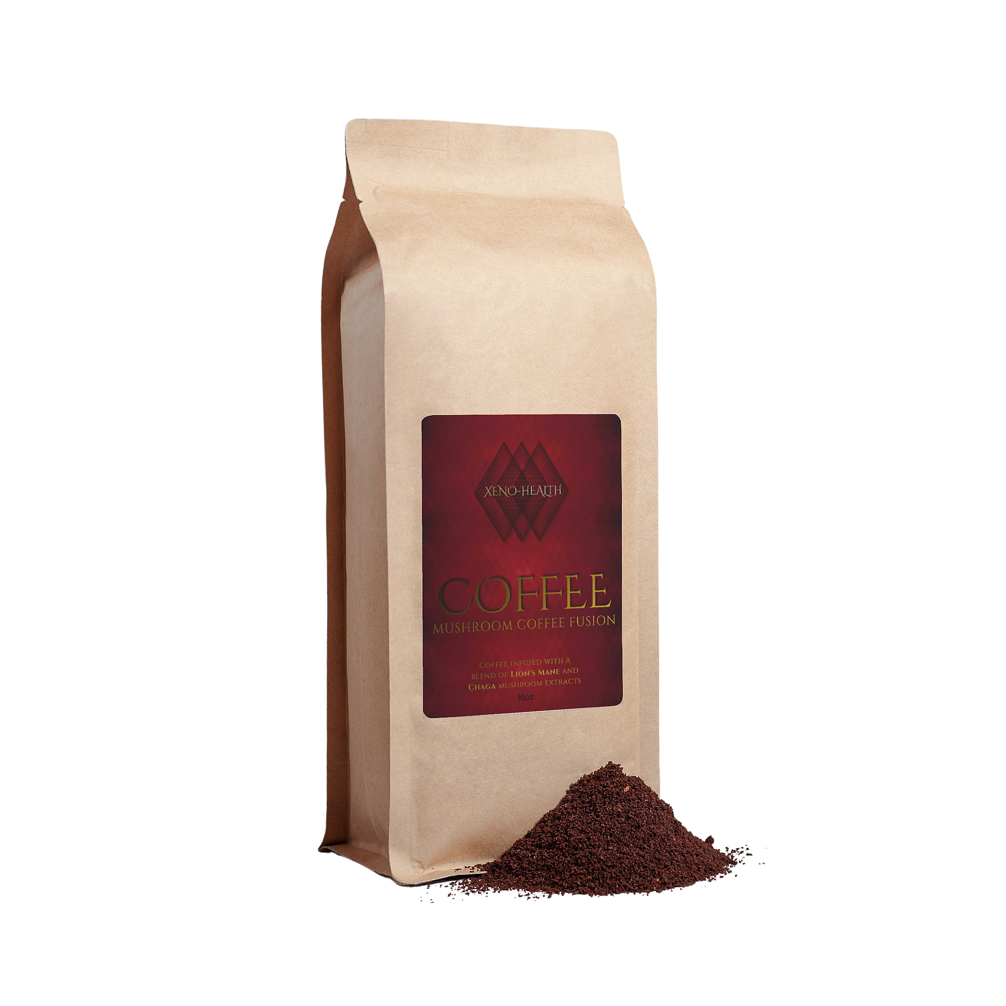 Mushroom Coffee Fusion - Lion’s Mane & Chaga 16oz