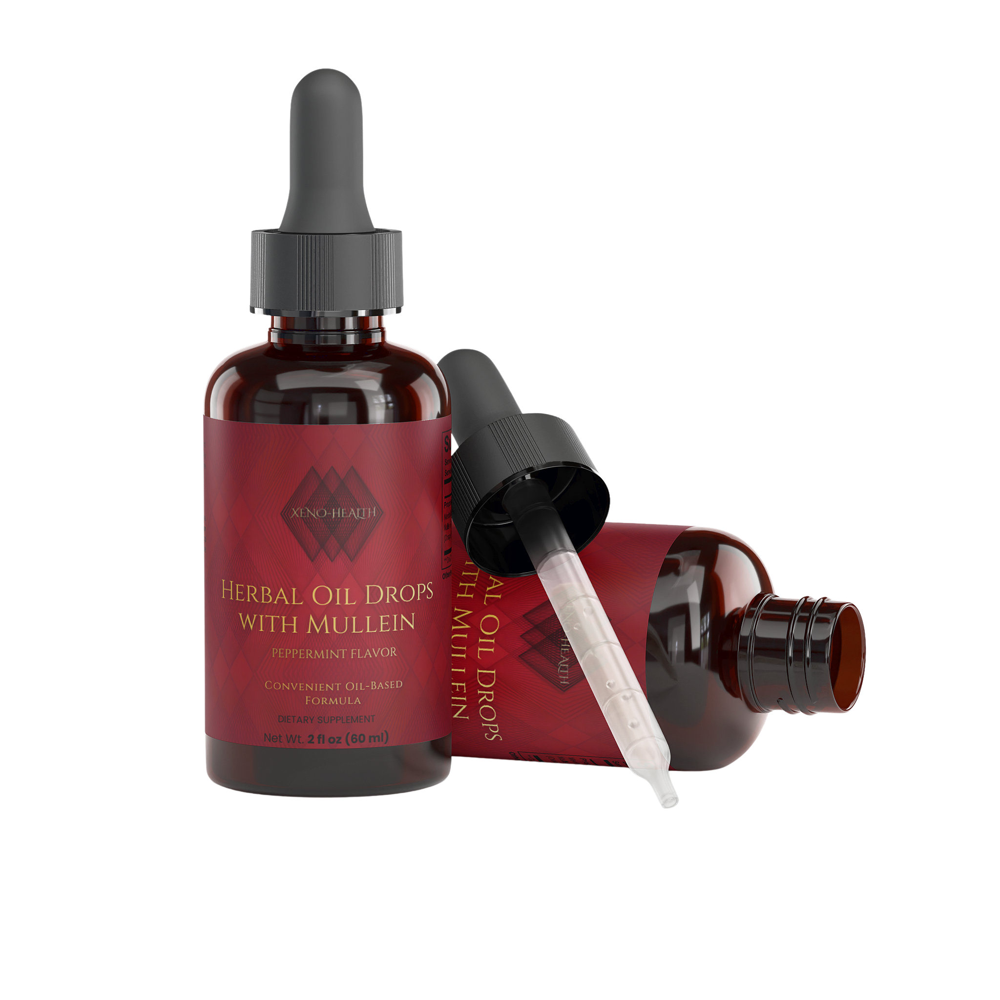 Herbal Oil Drops with Mullein