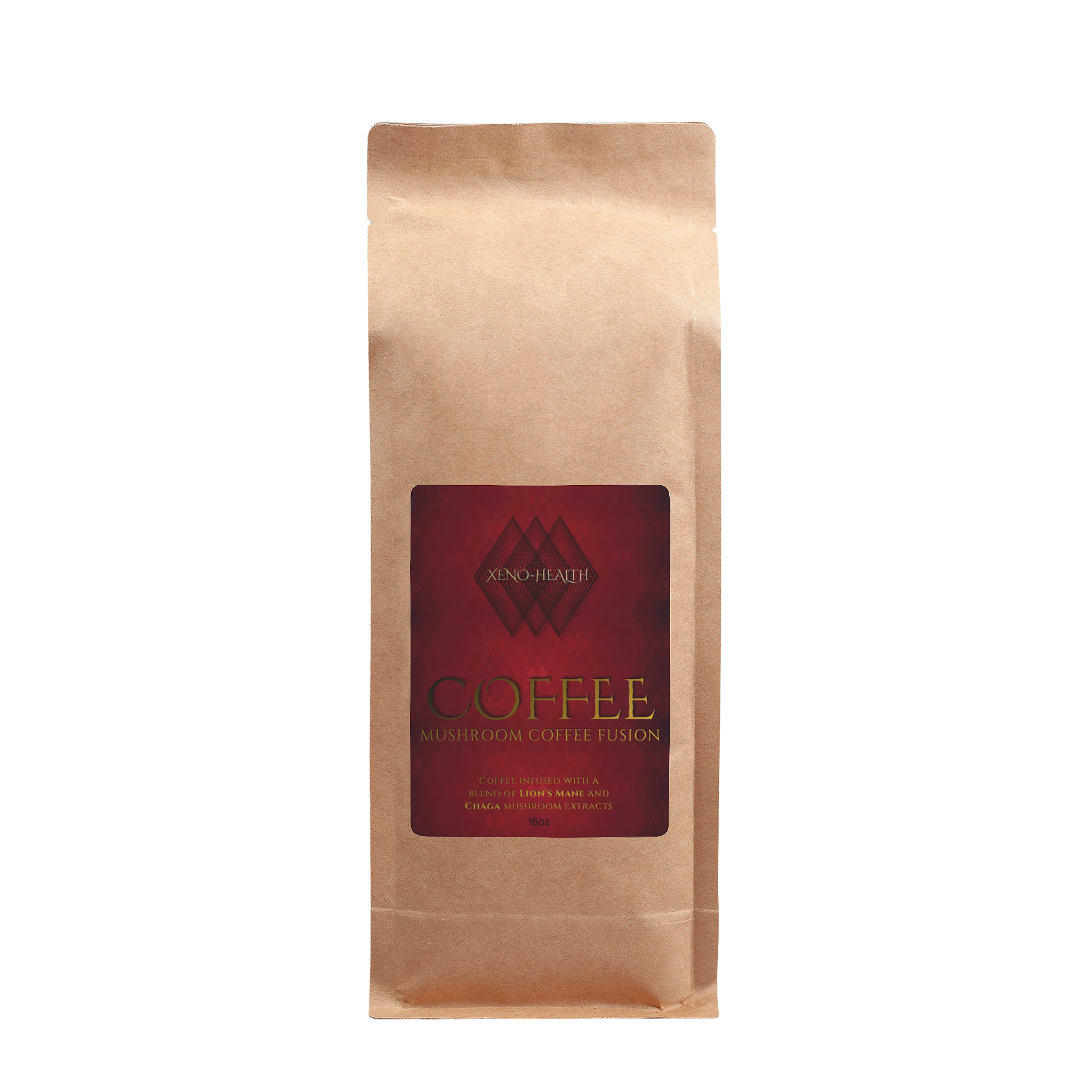 Mushroom Coffee Fusion - Lion’s Mane & Chaga 16oz